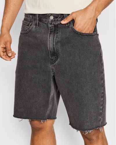 Shorts en jean large Levi's noir