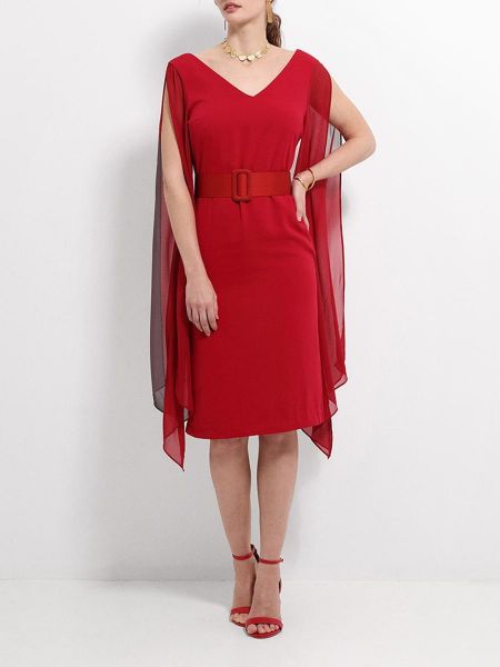 Mini vestido Simorra rojo