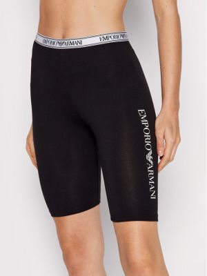 Slim fit priliehavé športové šortky Emporio Armani Underwear čierna