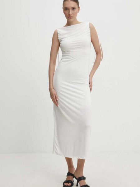 Uska maksi haljina Answear Lab bijela