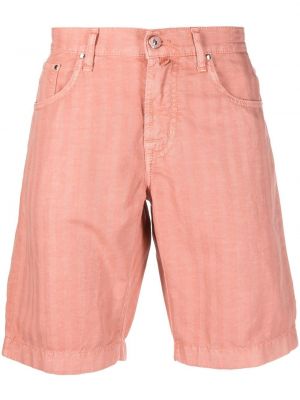 Pantaloni scurți din denim Jacob Cohën roz