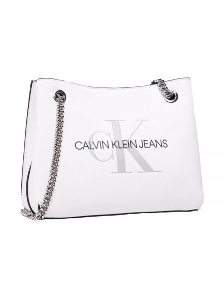Taška Calvin Klein Jeans biela