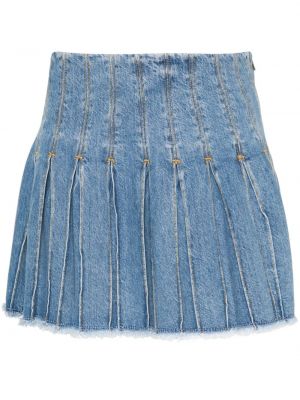 Plisované mini sukně Liu Jo modré