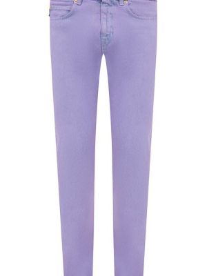 Джинсы Versace фиолетовые