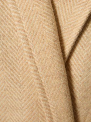 Abrigo de tweed Maria De La Orden beige