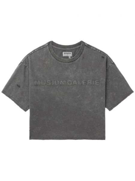 T-shirt avec applique Musium Div. gris