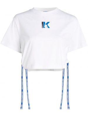 T-krekls ar apdruku Karl Lagerfeld Jeans balts