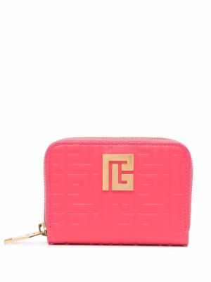 Trykt lommebok Balmain rosa