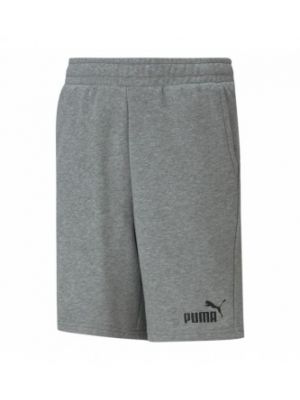 Pantalon de sport en coton Puma gris