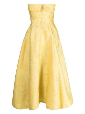 Sukienka midi Bambah żółta