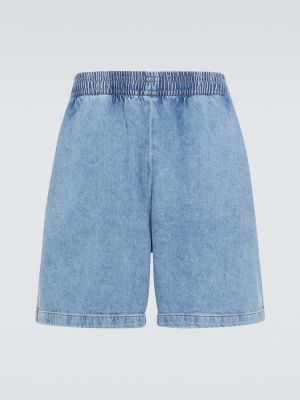 Kratke jeans hlače Acne Studios modra