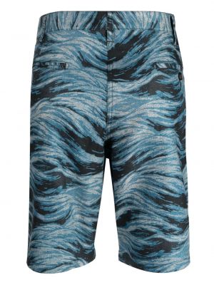 Abstrakte shorts mit print Ps Paul Smith blau