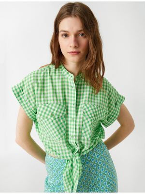 Priliehavá košeľa Koton zelená