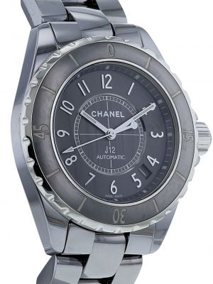 Hodinky Chanel Pre-owned šedé