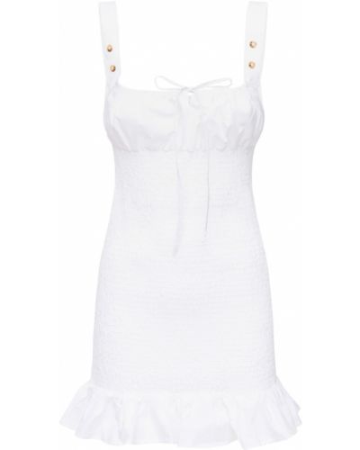 Sukienka mini bawełniana Ciao Lucia, biały