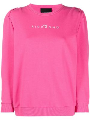 Trykt sweatshirt John Richmond rosa