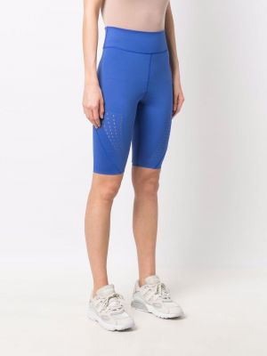 Pantaloncini sportivi con motivo a stelle Adidas By Stella Mccartney blu