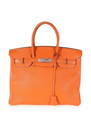 Borsa shopper Hermès arancione