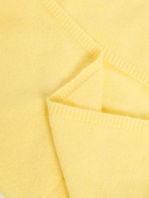 Echarpe en cachemire en tricot Cashmere In Love jaune