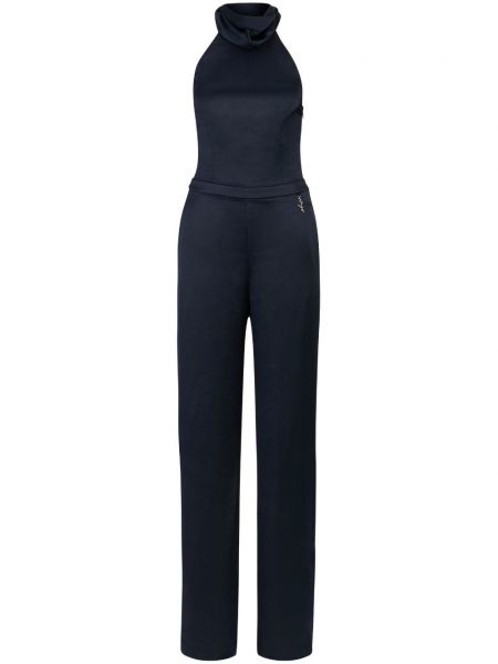 Jumpsuit mit weitem bein mit stickerei Hugo blau