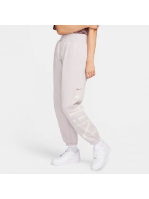 Pantalones de chándal de tejido fleece Nike violeta