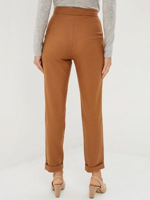 Классические брюки Fashion.love.story коричневые