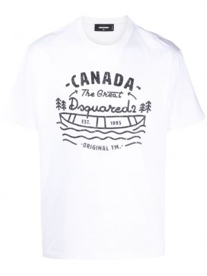 T-shirt con stampa Dsquared2