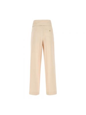 Pantalones chinos de lana Lanvin beige