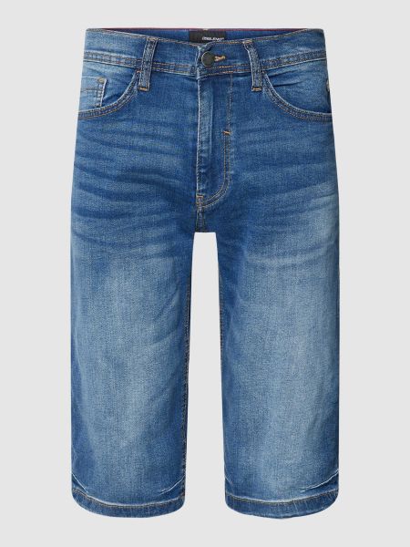 Szorty jeansowe slim fit z kieszeniami Blend