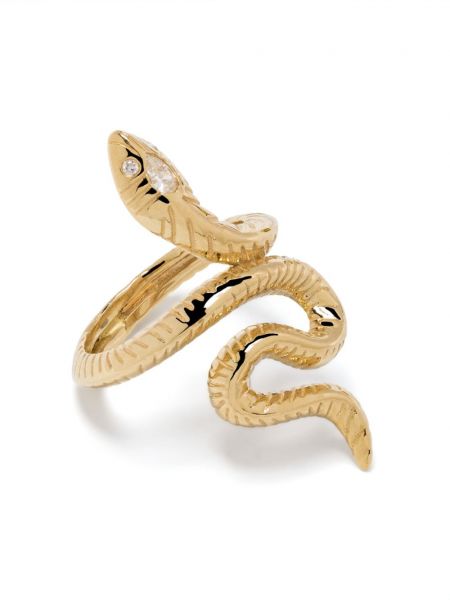 Inel cu model piele de șarpe Jacquie Aiche