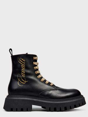 Черные ботинки Roberto Cavalli