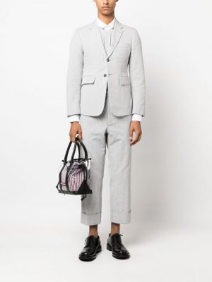 Costume à rayures Thom Browne gris