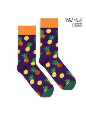 Ponožky Banana Socks fialové