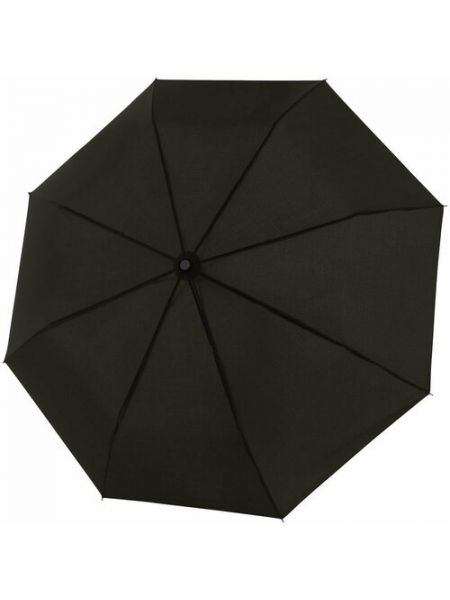 Зонт-трость Doppler, механика, 2 сложения, купол 98 см, для женщин черный