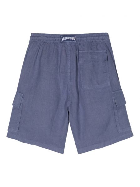 Leinen cargo shorts Vilebrequin blau