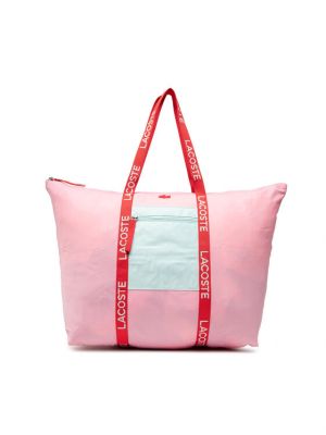 Шопинг чанта Lacoste розово