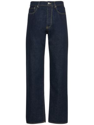 Bavlnené džínsy s rovným strihom Kenzo Paris modrá