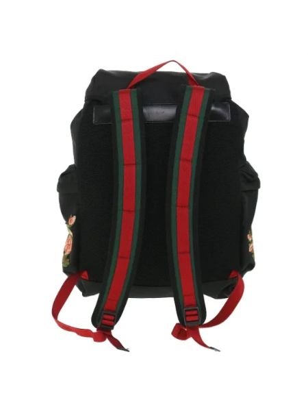Plecak bawełniany Gucci Vintage czarny