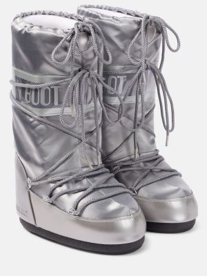 Sněžné boty Moon Boot stříbrné