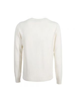 Sweatshirt mit rundem ausschnitt Malo weiß