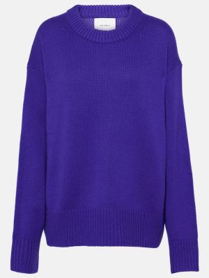 Kašmírový svetr Lisa Yang fialový