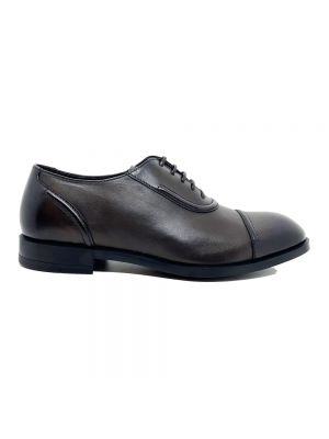Chaussures oxford en cuir Ermenegildo Zegna noir