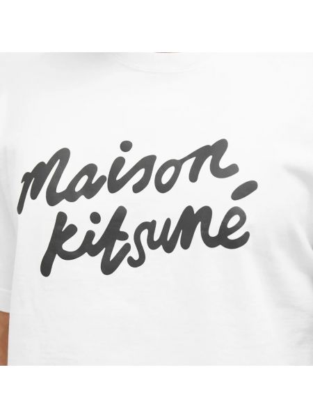 Футболка Maison Kitsuné белая