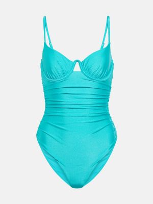 Maillot de bain en laine Simkhai bleu