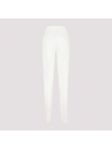 Pantalones slim fit Jacquemus blanco