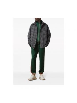 Spodnie sportowe Gucci zielone