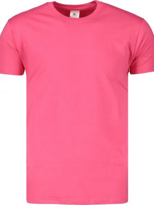 Polo marškinėliai B&c rožinė