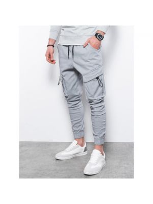 Joggery slim fit Ombre szare