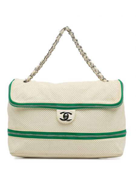 Τσάντα ώμου Chanel Pre-owned λευκό