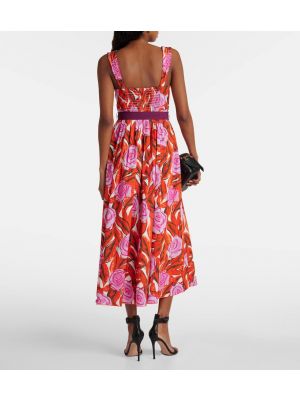 Sukienka midi bawełniana Diane Von Furstenberg